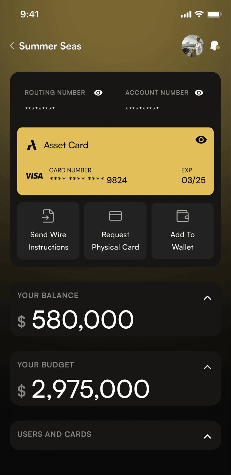 Asset Card for Yachting: Transforming Yacht Financial Management, image 1